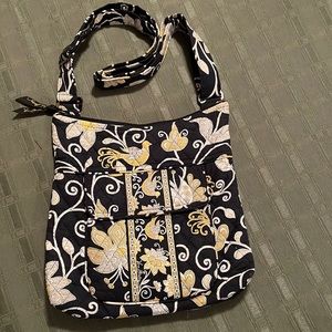 Vera Bradley quilted purse with adjustable shoulder strap